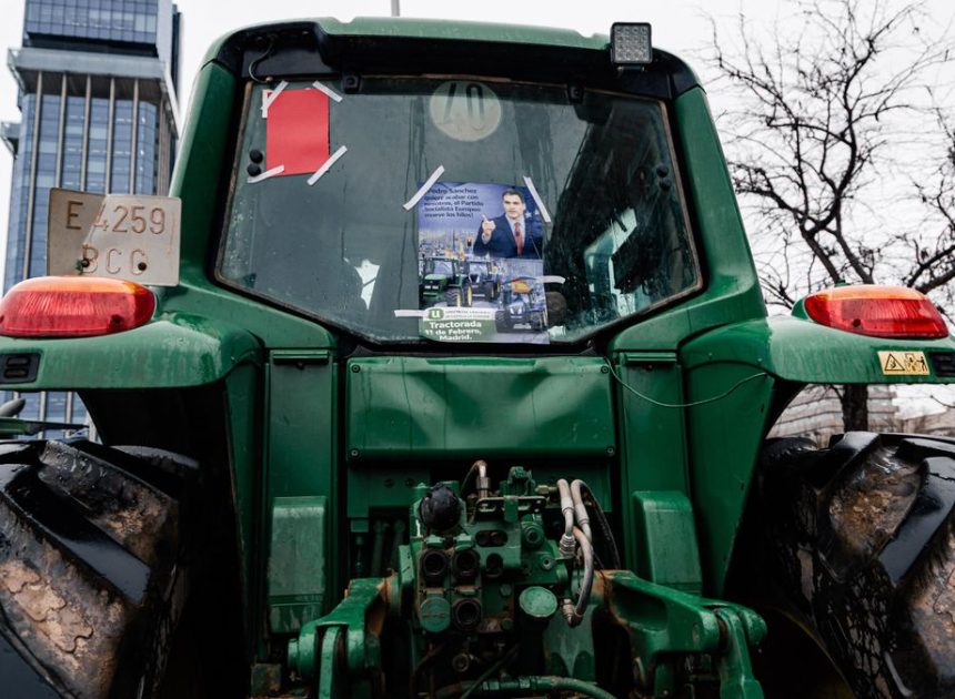 Los tractores vuelven a Madrid en una nueva protesta de los agricultores con menos repercusión que hace dos años
