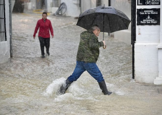 Estos son los municipios de Andalucía que mantienen los colegios cerrados por la borrasca Leonardo