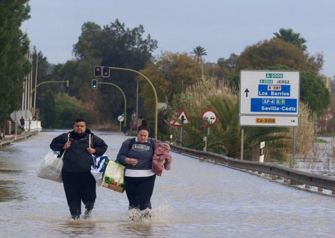Andalucía espera el segundo impacto del temporal con ríos y embalses al límite de su capacidad y 11.000 evacuados