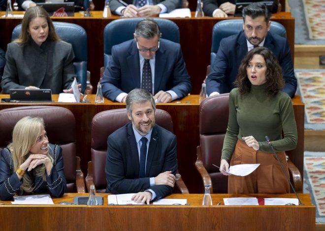 Ayuso, sobre la denuncia de acoso sexual contra el alcalde de Móstoles: “Es un caso fabricado contra el PP”