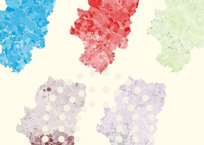 El mapa del Aragón de cada partido en las elecciones de 2026