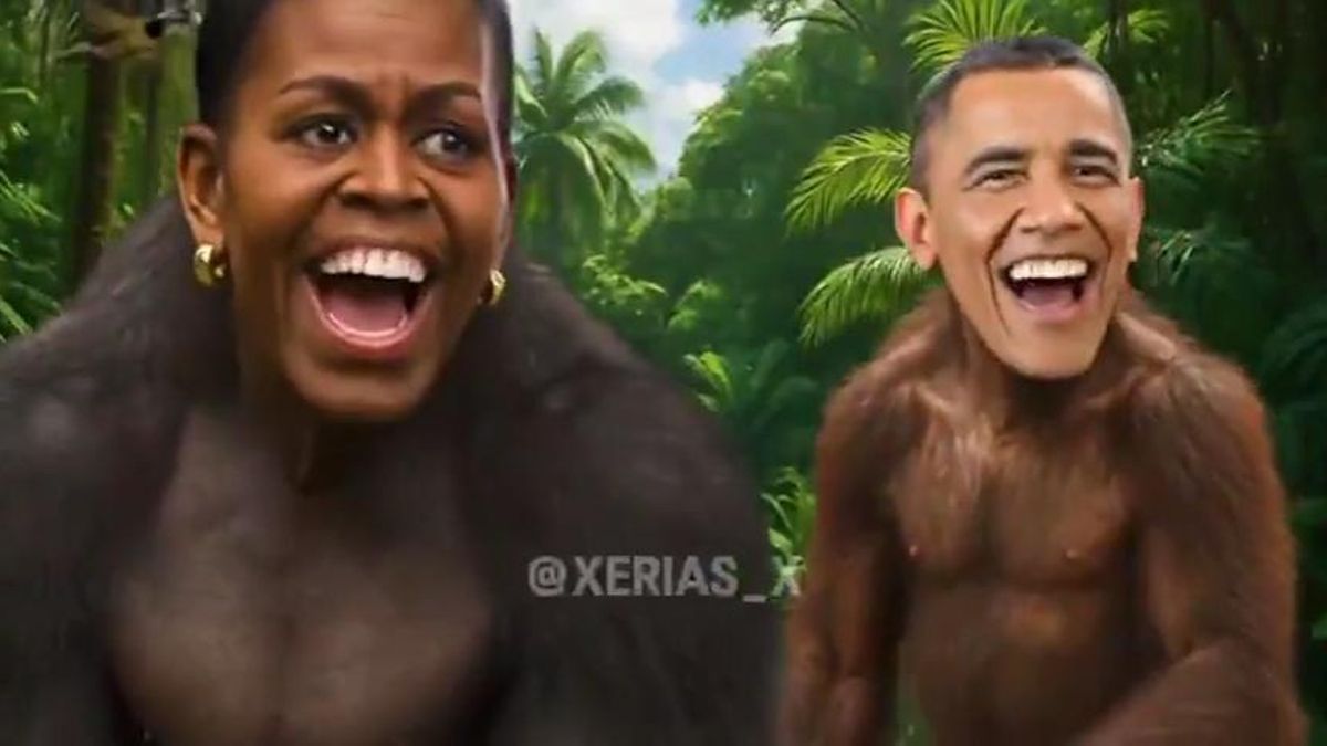 Trump defiende su publicación del vídeo racista contra los Obama: «Era un vídeo muy contundente sobre fraude electoral»