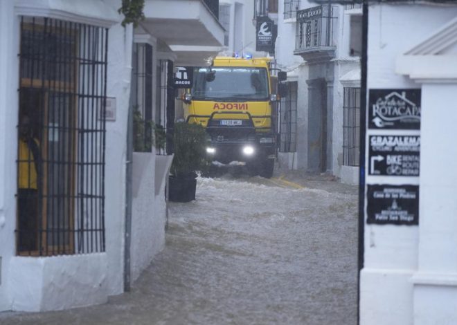 La Junta ordena el desalojo total de Grazalema ante los riesgos por las intensas lluvias