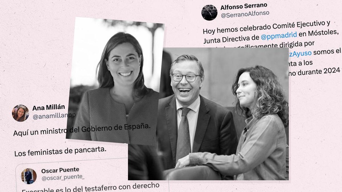 El equipo de Ayuso tuiteaba contra los «feministas de pancarta» mientras buscaba acallar a la concejala de Móstoles