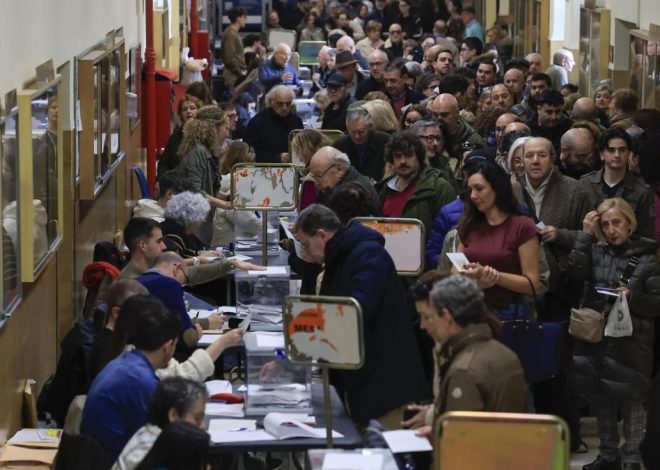 La participación en las elecciones de Aragón se mantiene cerca del 41% a las 14.00 horas, similar a la de 2023