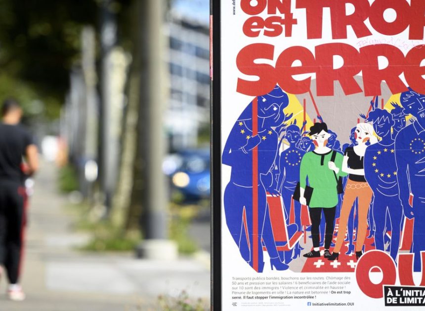 Suiza votará una propuesta antimigración de la ultraderecha para limitar la población a 10 millones de habitantes