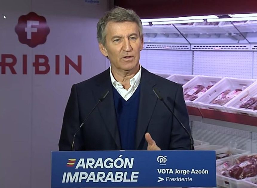 «Brifín, esta gran empresa»: Feijóo visita la compañía Fribin y se equivoca de nombre ocho veces