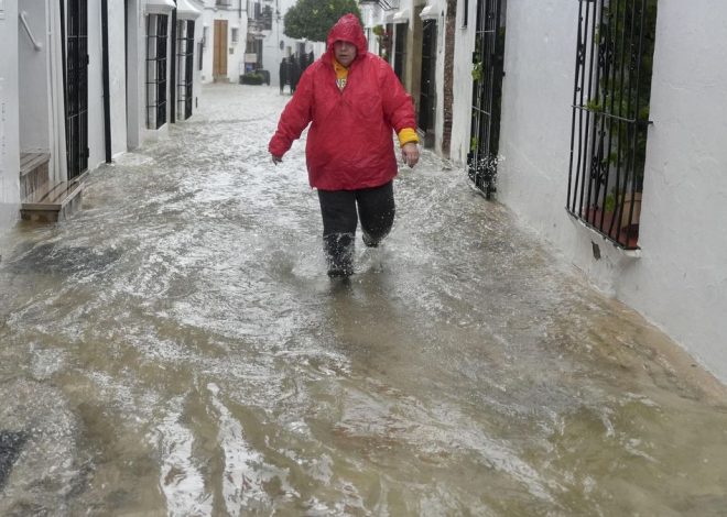 La provincia de Cádiz bajo el agua: Grazalema, Jerez y el Campo de Gibraltar viven un temporal histórico