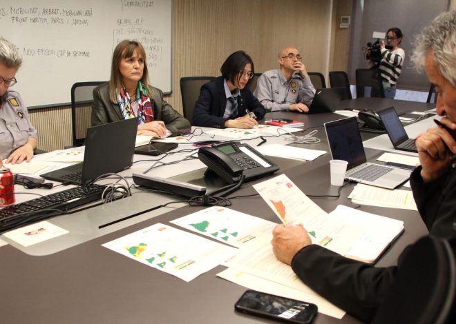 Catalunya suspende este jueves las clases y la actividad sanitaria no urgente por los fuertes vientos