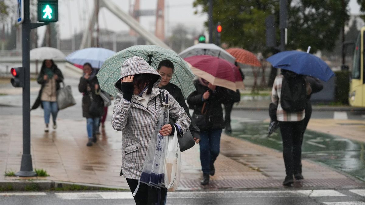 La Aemet advierte de más lluvia para el martes y de una situación excepcional el miércoles